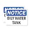 Signmission Oily Water Tank, 14 in W x Rectangle, Vinyl Decal OS-2PACK-NS-D-1014-L-16977 - alternate 1